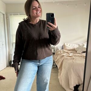 Hurley Brown Women’s Long Sleeve Top